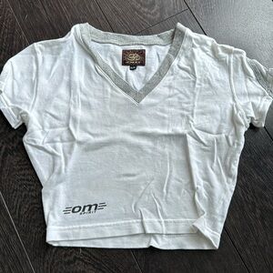 Cropped yoga vintage shirt